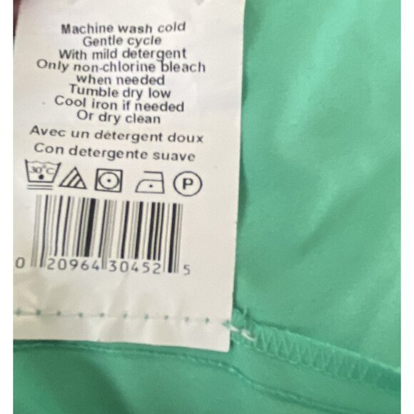 Motherhood Maternity Size Medium M Blouse Shirt Spring Summer Work Top Green *1C - Picture 9 of 9